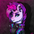 Size: 2200x2200 | Tagged: safe, artist:ciderpunk, derpibooru import, oc, oc only, oc:synthwave, bust, clothes, cyberpunk, cyberpunk 2077, ear piercing, earring, jacket, jewelry, neon, piercing