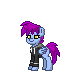 Size: 80x80 | Tagged: safe, oc, oc only, oc:chaos melody, pony, clothes, pony town