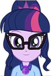 Size: 777x1149 | Tagged: safe, artist:php77, derpibooru import, editor:php77, sci-twi, twilight sparkle, equestria girls, camp everfree outfits, geode of telekinesis, simple background, solo, transparent background