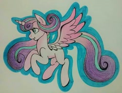 Size: 720x546 | Tagged: safe, artist:jack-pie, princess flurry heart, colored, older, solo, traditional art