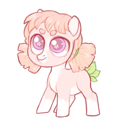 Size: 1069x1069 | Tagged: safe, artist:kapusha-blr, derpibooru import, earth pony, pony, female, filly, smiling, solo