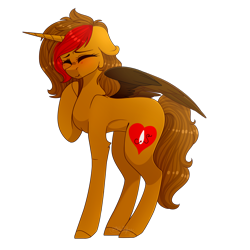 Size: 1598x1596 | Tagged: safe, artist:ohhoneybee, oc, oc only, oc:needle heart, alicorn, pony, eyes closed, female, mare, simple background, solo, transparent background