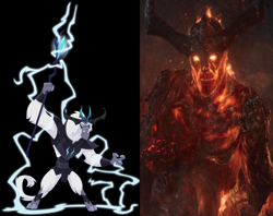 Size: 2032x1608 | Tagged: safe, derpibooru import, storm king, my little pony: the movie, comparison, marvel, staff, staff of sacanas, surtur, thor: ragnarok