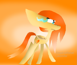 Size: 563x470 | Tagged: safe, artist:lavenderheart, oc, oc only, bat pony, pony, fire princess, gradient background, solo