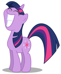 Size: 2457x3000 | Tagged: safe, artist:brony-works, twilight sparkle, high res, simple background, smiling, solo, transparent background, vector