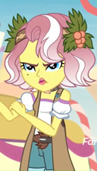 Size: 406x714 | Tagged: safe, derpibooru import, screencap, vignette valencia, better together, equestria girls, rollercoaster of friendship, cropped, discovery family, solo