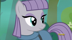 Size: 912x510 | Tagged: safe, screencap, maud pie, pony, rock solid friendship, cute, discovery family logo, maudabetes, smiling, solo, when she smiles