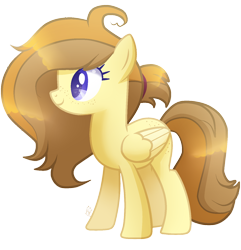 Size: 1366x1416 | Tagged: safe, artist:sugaryicecreammlp, derpibooru import, oc, oc:ivory buttercup, pegasus, pony, female, mare, simple background, solo, transparent background