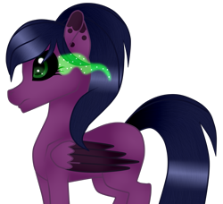 Size: 1291x1176 | Tagged: safe, artist:cindydreamlight, derpibooru import, oc, oc:dark pleasure, pegasus, pony, black sclera, dark magic, female, magic, mare, simple background, solo, transparent background, two toned wings