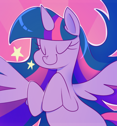 Size: 712x771 | Tagged: safe, artist:norithecat, derpibooru import, twilight sparkle, twilight sparkle (alicorn), alicorn, pony, eyes closed, female, mare, solo