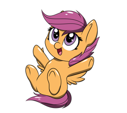 Size: 2444x2170 | Tagged: safe, artist:sugarwings-art, derpibooru import, scootaloo, chibi, cute, cutealoo, female, hnnng, simple background, solo, transparent background