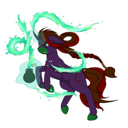 Size: 2426x2414 | Tagged: safe, artist:heniek, oc, oc only, pony, unicorn, magic, simple background, solo, transparent background, water