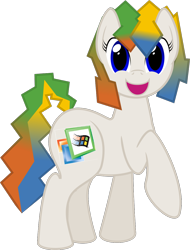 Size: 922x1216 | Tagged: safe, artist:shitigal-artust, earth pony, pony, female, mare, ponified, simple background, solo, transparent background, windows, windows me