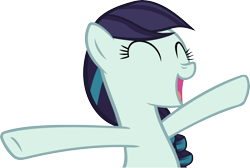 Size: 4870x3277 | Tagged: safe, artist:ironm17, coloratura, pony, absurd resolution, eyes closed, open mouth, rara, simple background, singing, solo, transparent background, vector