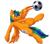 Size: 1280x1125 | Tagged: safe, artist:hoof34, derpibooru import, oc, oc:naarkerotics, pegasus, pony, action pose, football, sports