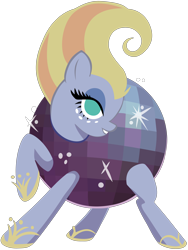Size: 3468x4606 | Tagged: safe, artist:frownfactory, pony, honest apple, absurd resolution, disco ball, simple background, solo, transparent background, vector