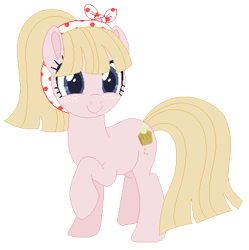 Size: 402x404 | Tagged: safe, artist:brownmota, oc, oc only, oc:malinda, earth pony, pony, female, magical lesbian spawn, mare, offspring, parent:applejack, parent:twilight sparkle, parents:twijack, simple background, solo, transparent background