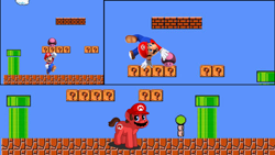 Size: 2000x1125 | Tagged: safe, artist:sklavenbrause, comic, mario, mushroom, nintendo, ponified, solo, super mario bros.