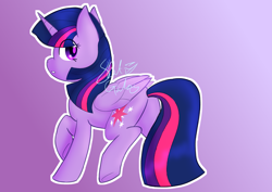 Size: 4093x2894 | Tagged: safe, artist:8bitgalaxy, derpibooru import, twilight sparkle, twilight sparkle (alicorn), alicorn, pony, female, mare, solo