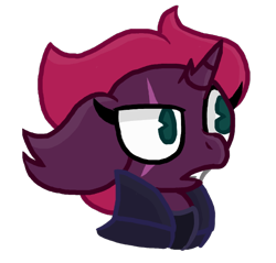 Size: 570x546 | Tagged: safe, artist:thefanficfanpony, fizzlepop berrytwist, tempest shadow, pony, unicorn, my little pony: the movie, broken horn, simple background, solo, transparent background