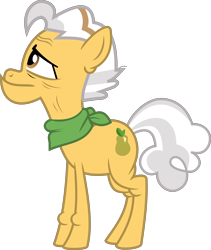 Size: 4152x4908 | Tagged: safe, artist:jhayarr23, grand pear, earth pony, pony, the perfect pear, absurd resolution, male, simple background, solo, stallion, transparent background, vector