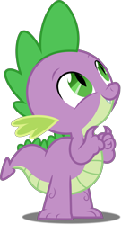 Size: 3475x6000 | Tagged: safe, artist:dashiesparkle, spike, dragon, gauntlet of fire, .svg available, cute, looking up, simple background, solo, spikabetes, transparent background, vector