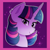 Size: 2478x2496 | Tagged: safe, artist:emera33, derpibooru import, twilight sparkle, bust, horn, looking at you, smug, solo