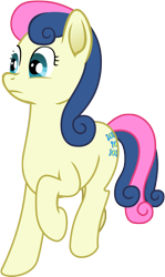 Size: 568x950 | Tagged: safe, artist:malte279, derpibooru import, bon bon, sweetie drops, earth pony, pony, female, free to use, mare, simple background, surprised, three quarter view, transparent background, vector