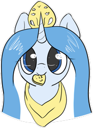 Size: 533x728 | Tagged: safe, artist:tilling-tan, oc, oc only, oc:princess argenta, pony, unicorn, argentina, bust, female, heart, mare, mouth hold, nation ponies, ponified, portrait, smiling, solo