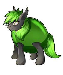 Size: 3200x3800 | Tagged: safe, artist:teta, oc, oc only, oc:glittering lime, bat pony, pony, clothes, costume, fruit, solo