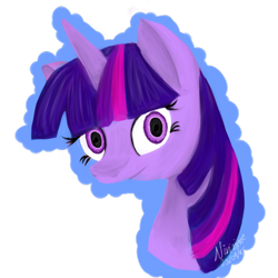 Size: 540x540 | Tagged: safe, artist:dinazul, twilight sparkle, pony, unicorn, solo