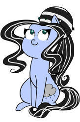 Size: 1513x2315 | Tagged: safe, artist:windows 95, derpibooru exclusive, oc, oc only, oc:silver raindrop, earth pony, pony, 2017 community collab, derpibooru community collaboration, simple background, sitting, solo, transparent background