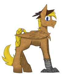 Size: 3134x3869 | Tagged: safe, artist:wingedthoughts, oc, oc only, oc:hard cider, hippogriff, 2017 community collab, derpibooru community collaboration, hat, simple background, solo, transparent background