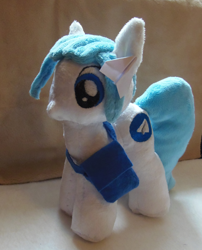 Size: 404x500 | Tagged: safe, derpibooru import, oc, oc:telegram, pony, irl, photo, plushie, ponified, telegram