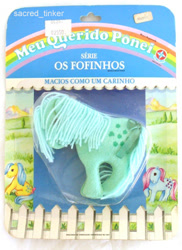 Size: 305x418 | Tagged: safe, bubbles (g1), minty (g1), g1, brazil, graminha, irl, photo, plushie, portuguese, variant
