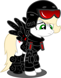 Size: 1280x1634 | Tagged: safe, artist:fletcherthehuntress, derpibooru import, oc, oc:aubrey winters, pegasus, pony, armor, female, helmet, mare, simple background, solo, transparent background