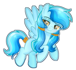 Size: 1221x1119 | Tagged: safe, artist:spectrumnightyt, derpibooru import, oc, oc:raindrop, pegasus, pony, female, mare, simple background, solo, transparent background