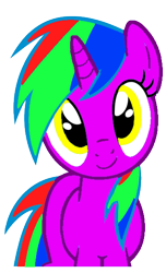 Size: 330x543 | Tagged: safe, oc, oc only, pony, unicorn, happy, recolor, simple background, smiling, solo, swamp cinema, transparent background