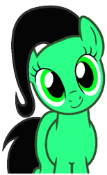 Size: 335x543 | Tagged: safe, oc, oc only, earth pony, pony, happy, recolor, simple background, smiling, solo, swamp cinema, transparent background