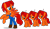 Size: 1528x890 | Tagged: safe, artist:logic-is-here, derpibooru import, oc, oc:goldenfox, pegasus, pony, robot, chibi, male, mario, mini-me, overalls, simple background, stallion, super mario bros., transparent background