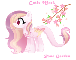 Size: 1500x1200 | Tagged: safe, artist:sugaryicecreammlp, derpibooru import, oc, oc:rose garden, pegasus, pony, augmented tail, colored wings, colored wingtips, female, mare, simple background, solo, transparent background