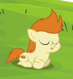 Size: 150x163 | Tagged: safe, screencap, gallop j. fry, pony, twilight time, cropped, ponyloaf, solo