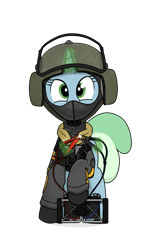 Size: 1536x2560 | Tagged: safe, artist:xphil1998, derpibooru import, oc, oc:sweetwater, unicorn, clothes, military, military uniform, rainbow six siege, simple background, solo, transparent background, uniform