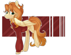 Size: 2500x1947 | Tagged: safe, artist:baldmoose, oc, oc only, pegasus, pony, clothes, solo, sweater