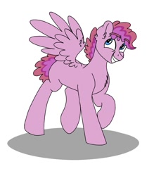 Size: 675x738 | Tagged: safe, artist:pastel-charms, derpibooru import, oc, oc:cherry alchemy, pegasus, pony, magical lesbian spawn, male, offspring, parent:pinkie pie, parent:twilight sparkle, parents:twinkie, solo, stallion