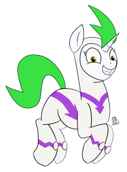 Size: 1286x1737 | Tagged: safe, artist:feralroku, derpibooru exclusive, fili-second, oc, oc only, oc:tessarect shine, pony, unicorn, looking at you, power ponies, simple background, smiling, solo, transparent background