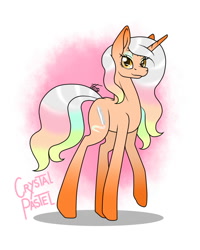 Size: 800x1000 | Tagged: safe, artist:inspiredpixels, oc, oc only, oc:crystal pastel, pony, unicorn, female, mare, solo