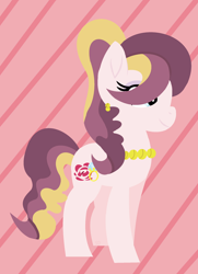 Size: 1800x2488 | Tagged: safe, artist:starfalldawn, derpibooru import, oc, oc:rosey rich, earth pony, pony, female, mare, offspring, parent:prince blueblood, parent:spoiled rich, solo