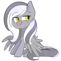 Size: 1024x1024 | Tagged: safe, artist:slasharu, oc, oc only, oc:slashy, pegasus, pony, female, mare, simple background, solo, transparent background