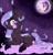 Size: 2000x2100 | Tagged: safe, artist:jagga-chan, derpibooru import, oc, oc:alioth, original species, pony, cloud, female, high res, mare in the moon, moon, night wonder, prone, solo